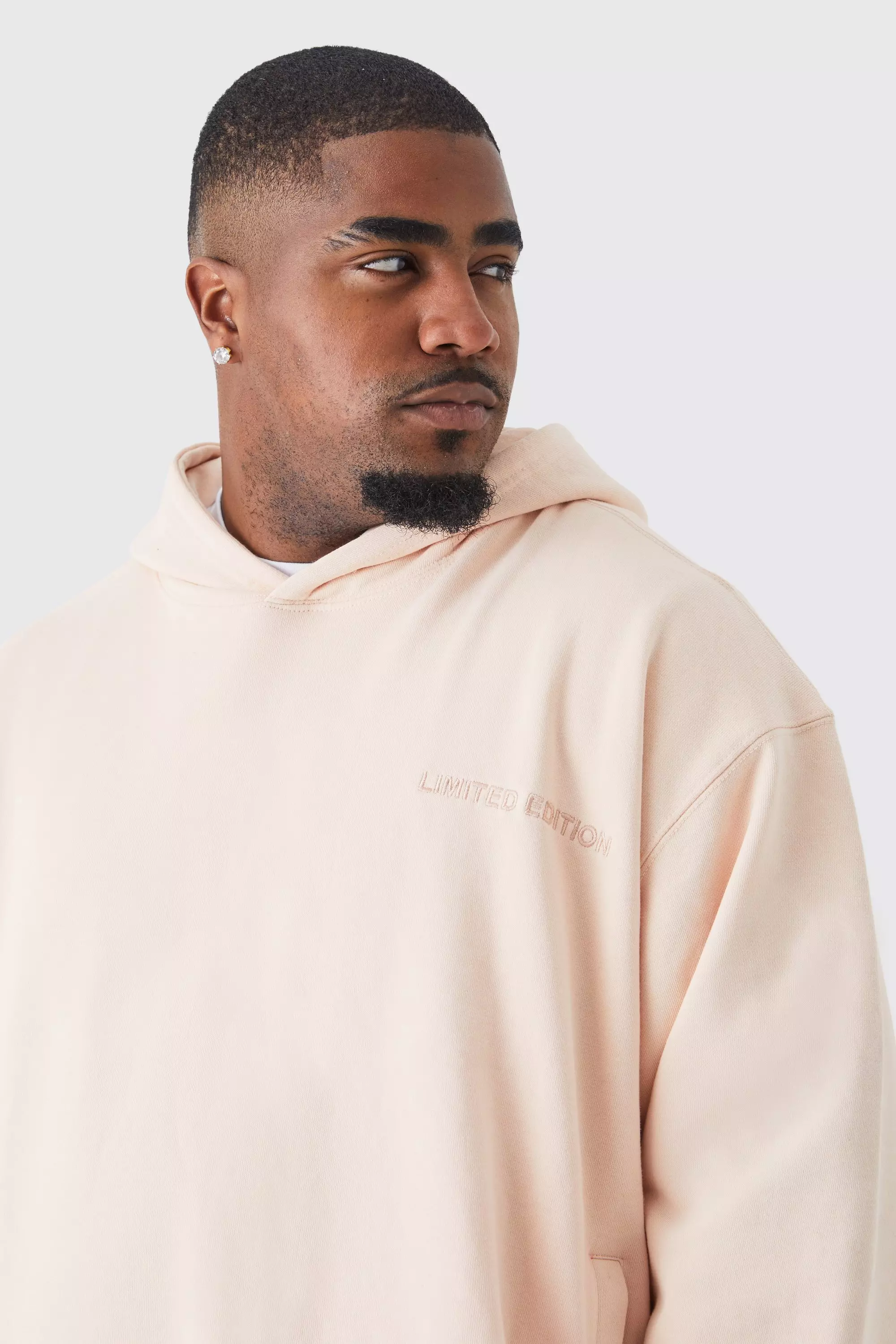 Plus Oversized Boxy Loopback Hoodie